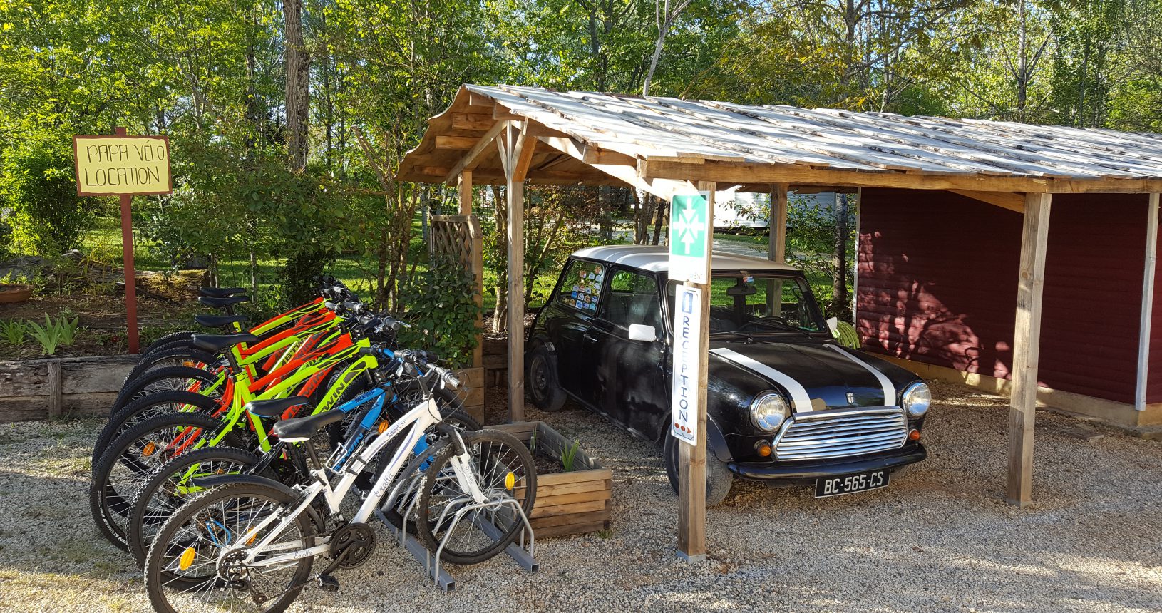 Camping famille dordogne location vélo